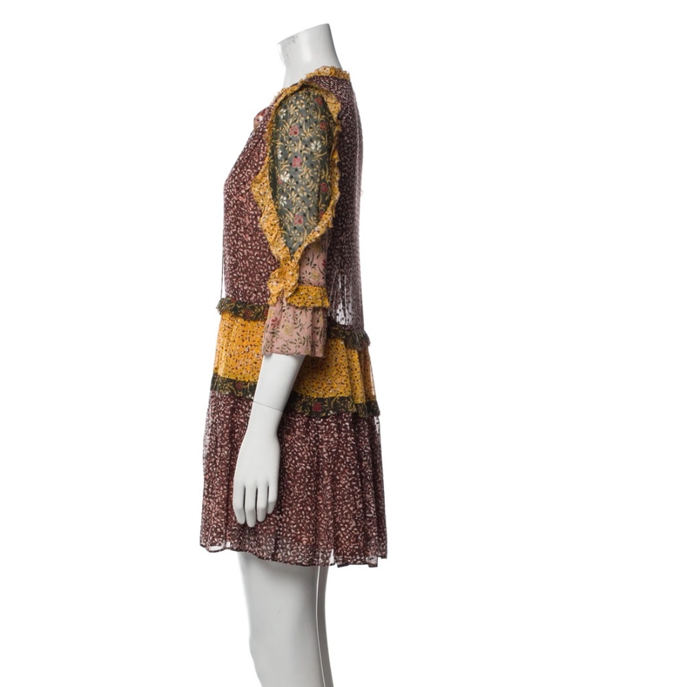 Ulla Johnson Silk Essie Crepe Mini Dress - Sz 4 - Picture 4 of 9